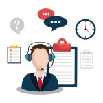 call center design call center design, vector illustration eps10 graphic